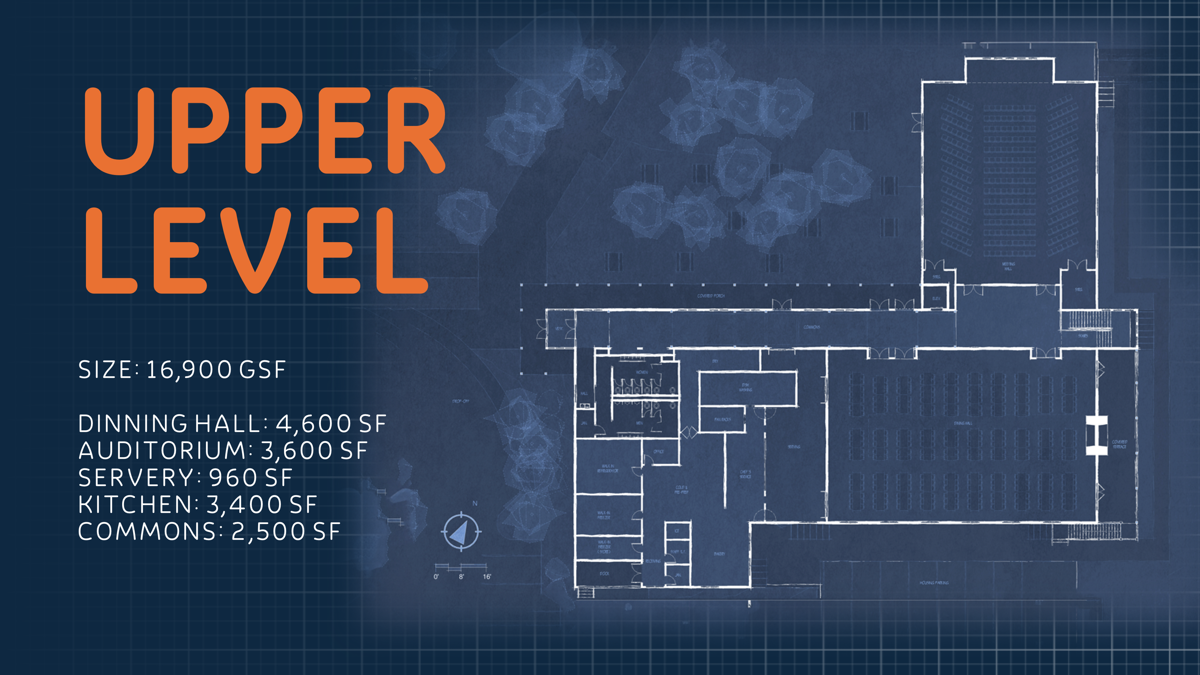 Camp Au Sable New Dining Hall - Upper floor plan